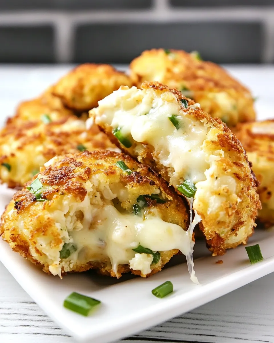 Homemade Cauliflower Cheese Chicken Fritters photo