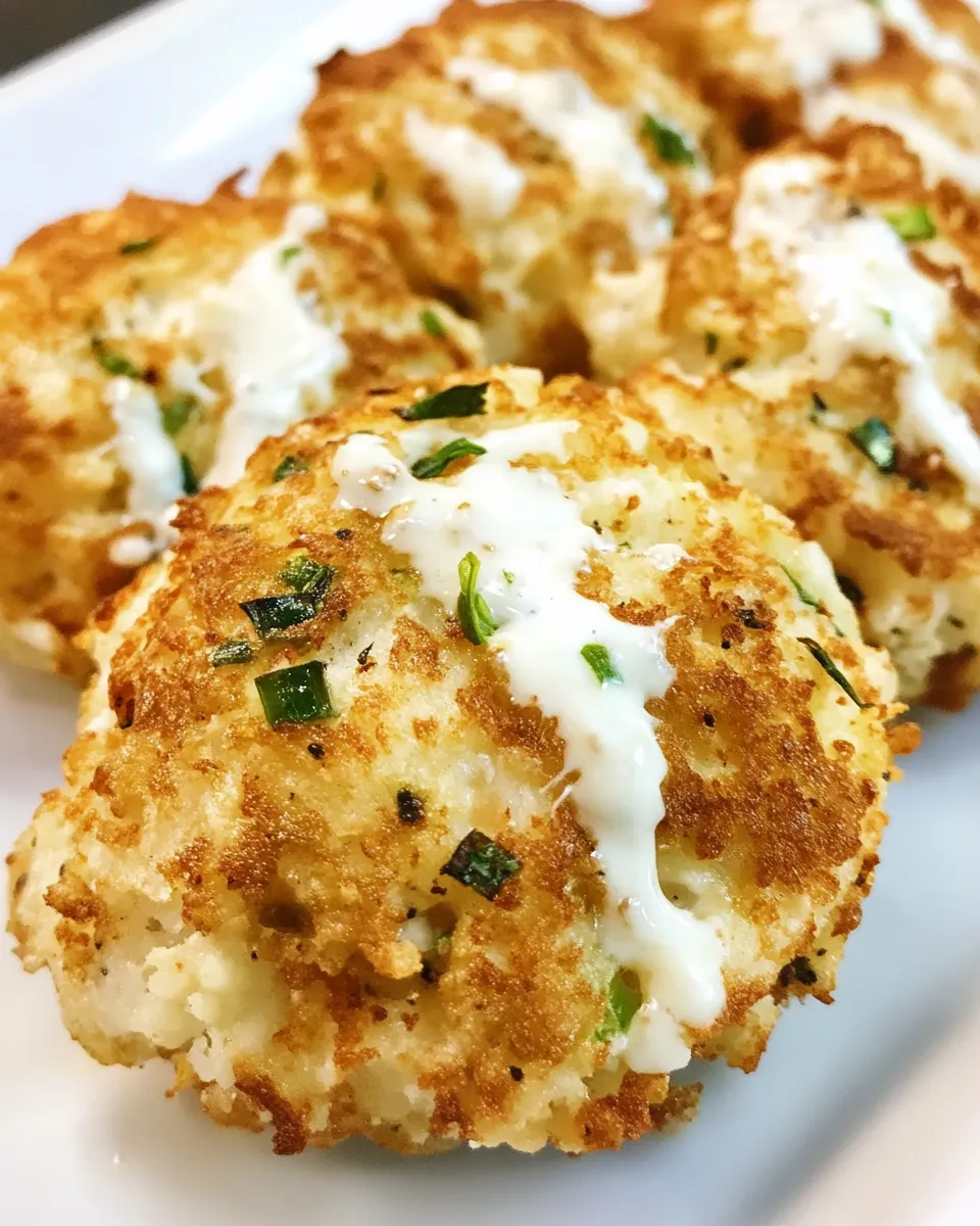 Classic Cauliflower Cheese Chicken Fritters image