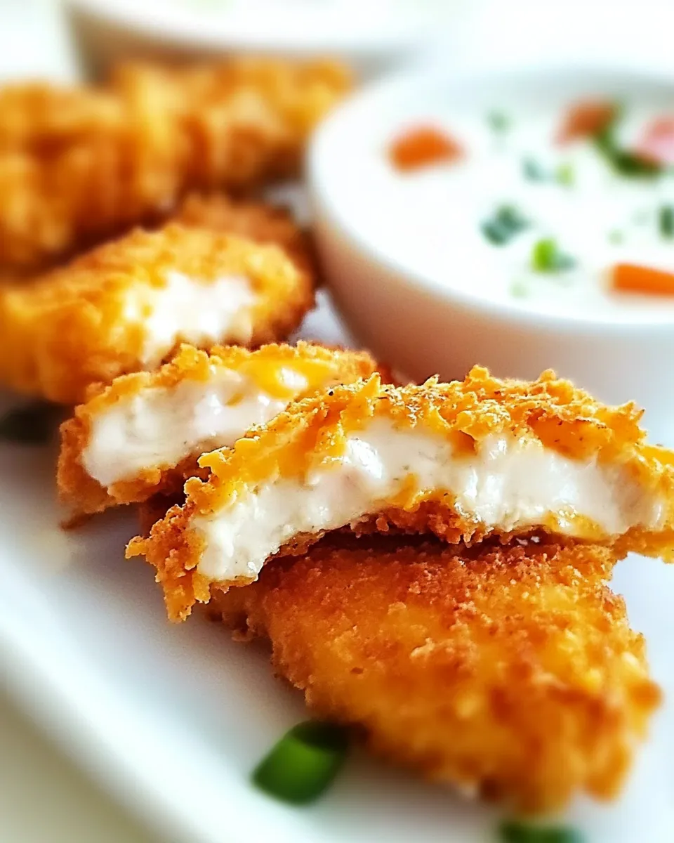 Delicious Cheese Nips Crusted Chicken Tenders image