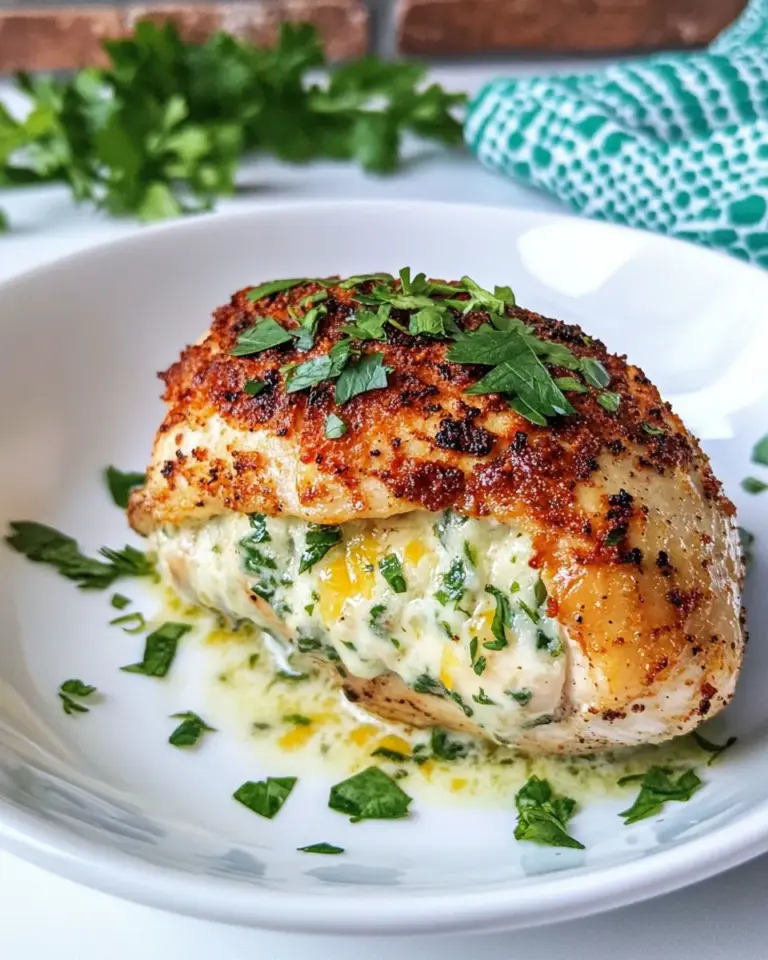 Easy Cheesy Air Fryer Stuffed Chicken photo
