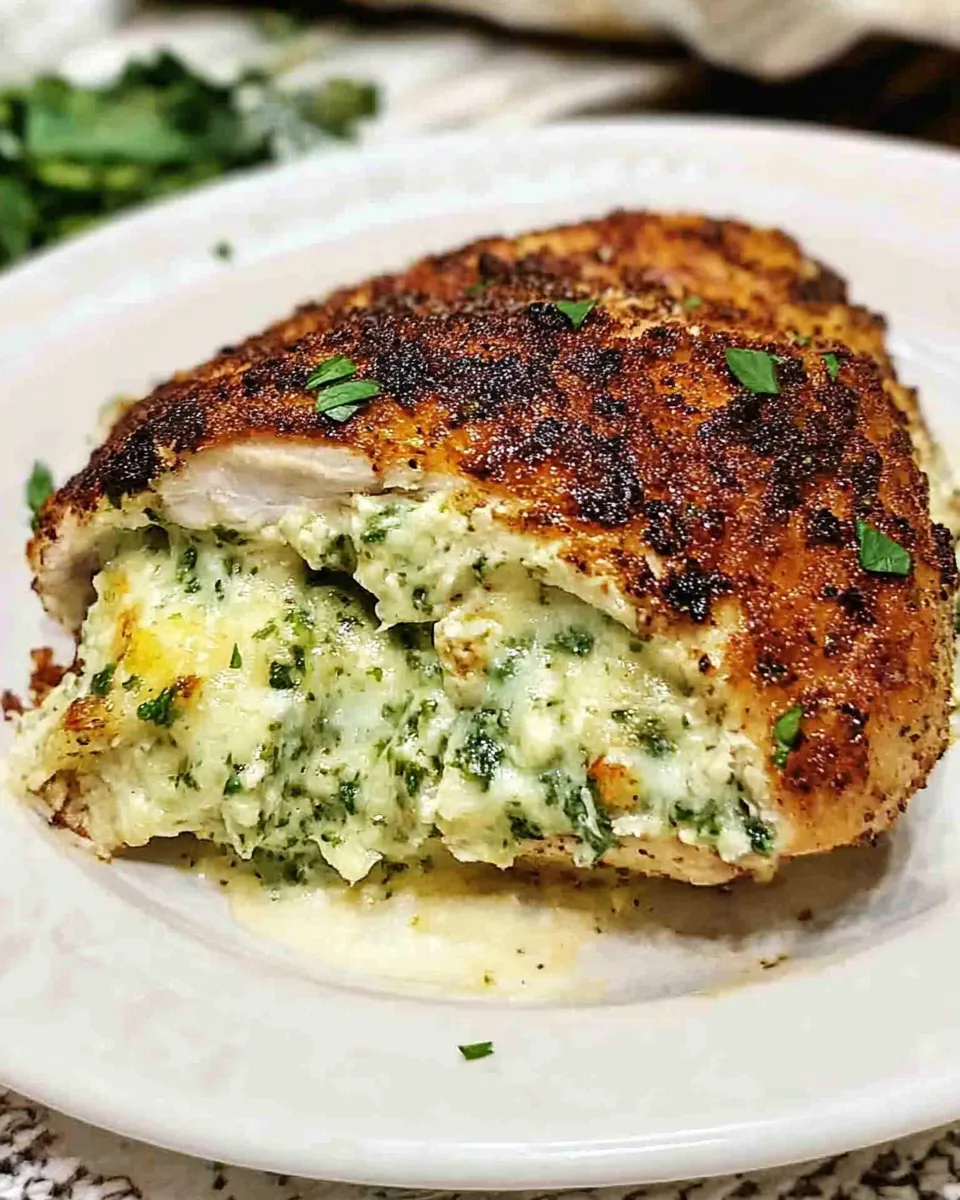 Perfect Cheesy Air Fryer Stuffed Chicken dish photo