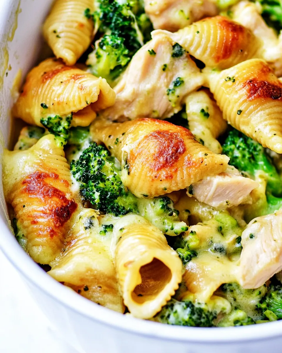 Classic Cheesy Chicken Broccoli Shells image