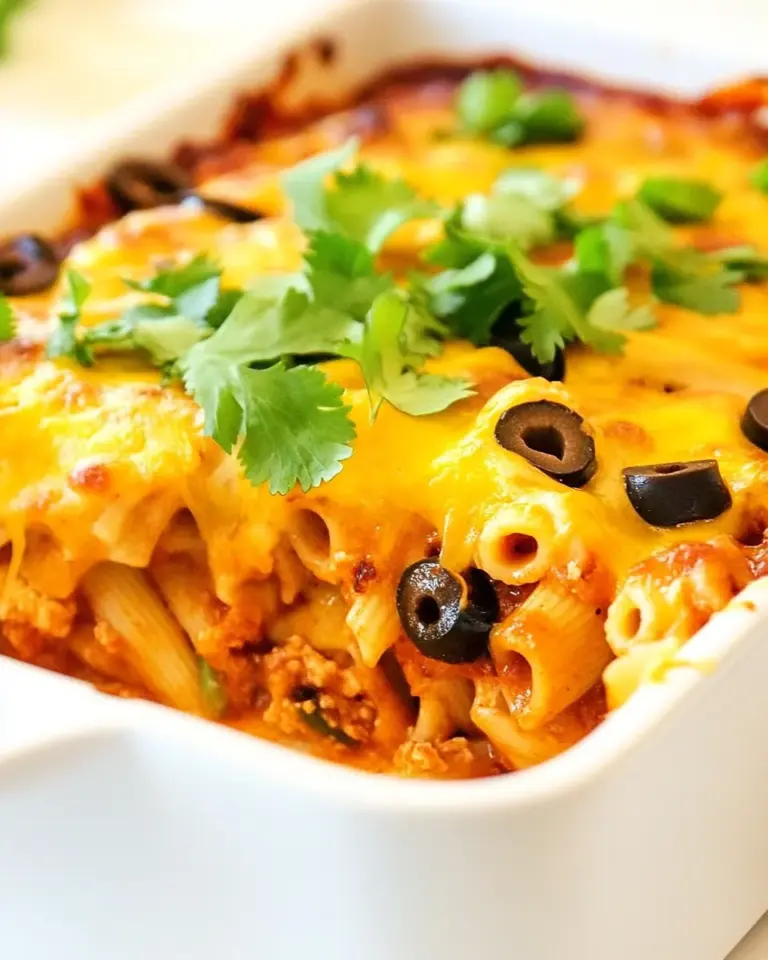 Easy Cheesy Chicken Enchilada Pasta Bake photo