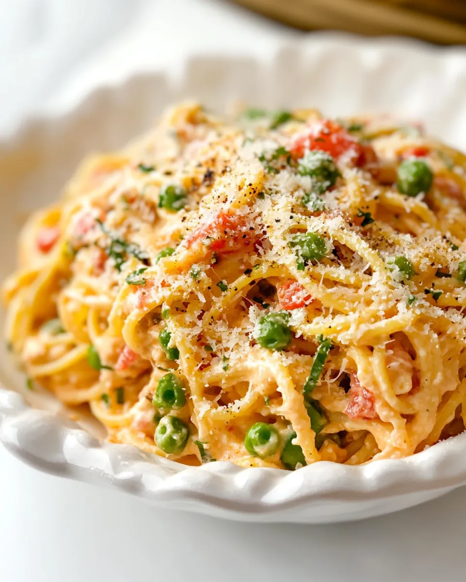 Delicious Cheesy Chicken Spaghetti with Rotel image