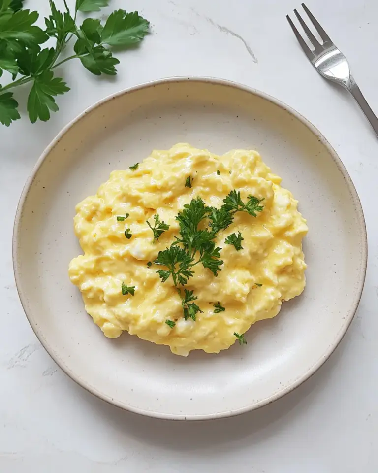 Homemade Cheesy Scrambled Eggs recipe photo