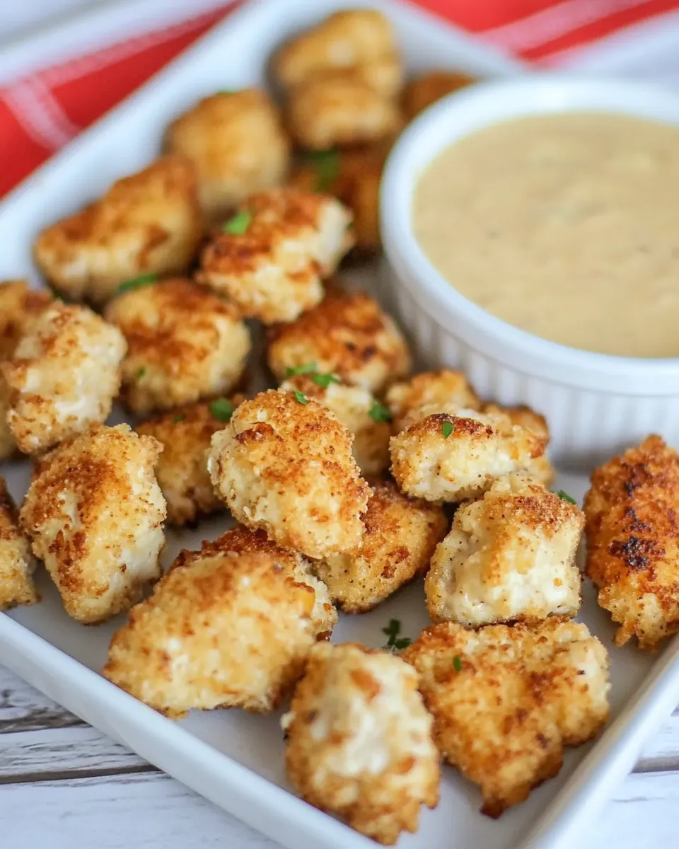 Delicious Chick-Fil-A Chicken Nuggets (Copycat) with food shot