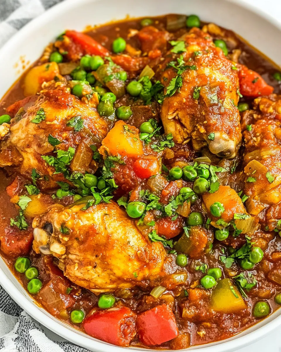 Homemade Chicken Afritada photo
