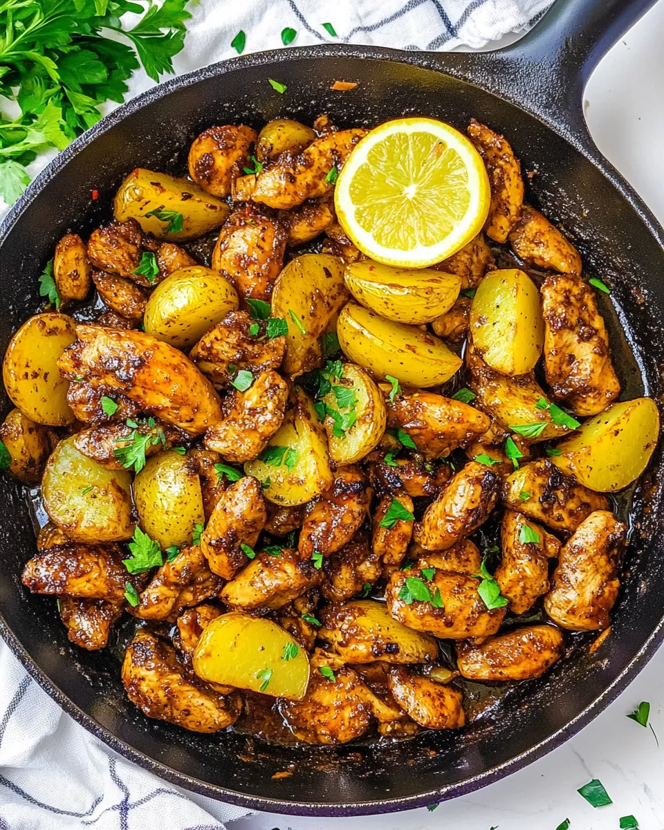 Homemade Chicken And Potato Skillet photo