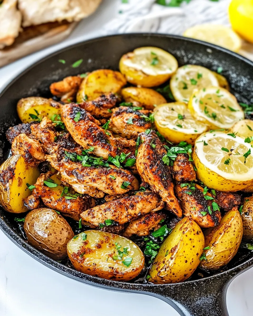 Easy Chicken And Potato Skillet recipe photo