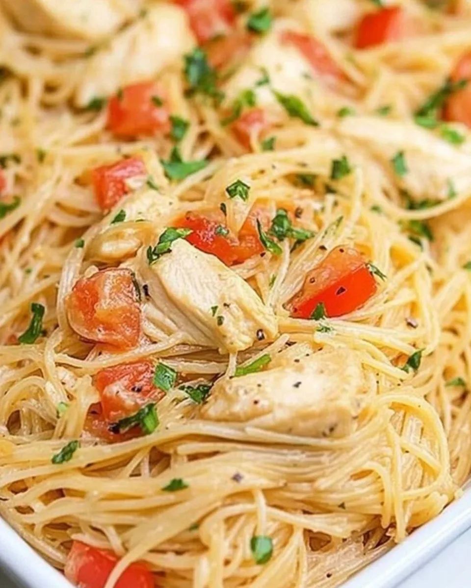 Classic Chicken Angel Hair Pasta image