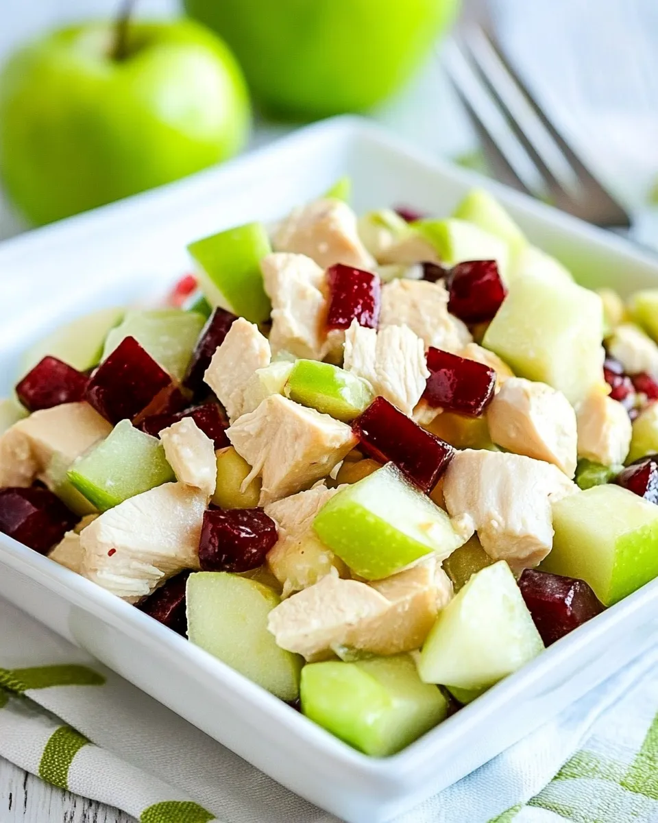 Homemade Chicken Apple Salad photo