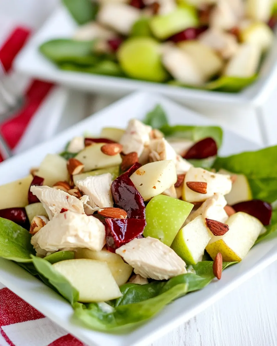 Easy Chicken Apple Salad recipe photo