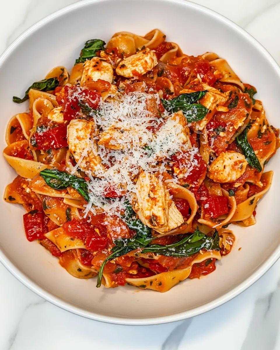 Homemade Chicken Arrabiata Pasta photo
