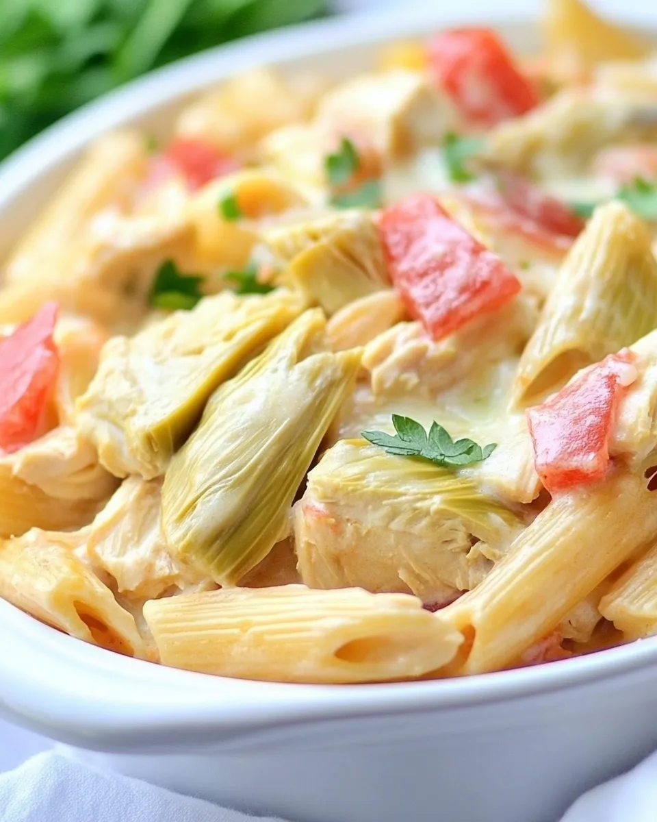Best Chicken Artichoke Pasta Recipe dish photo