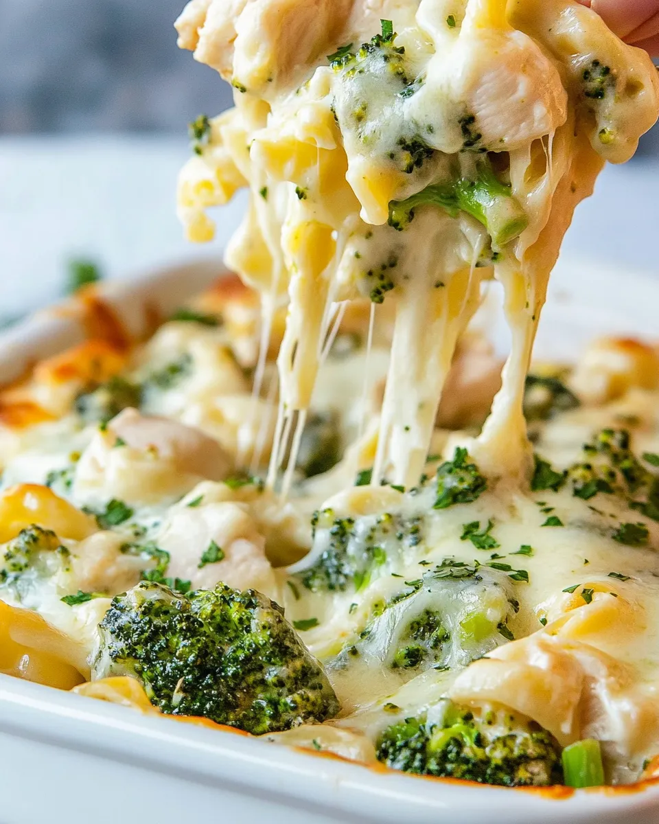 Classic Chicken Broccoli Alfredo image