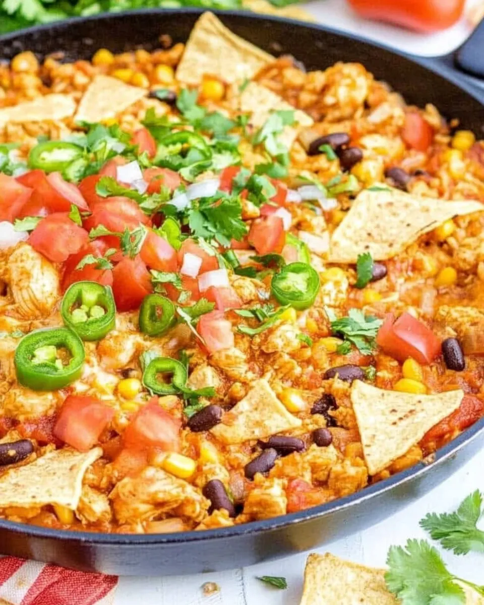 Delicious Chicken Burrito Skillet recipe photo