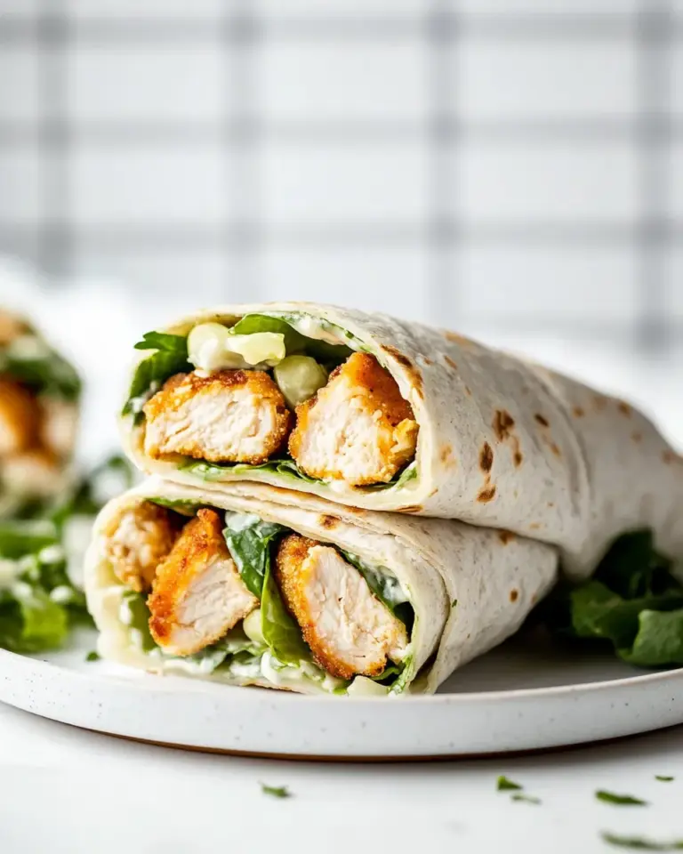 Homemade Chicken Caesar Wrap recipe photo