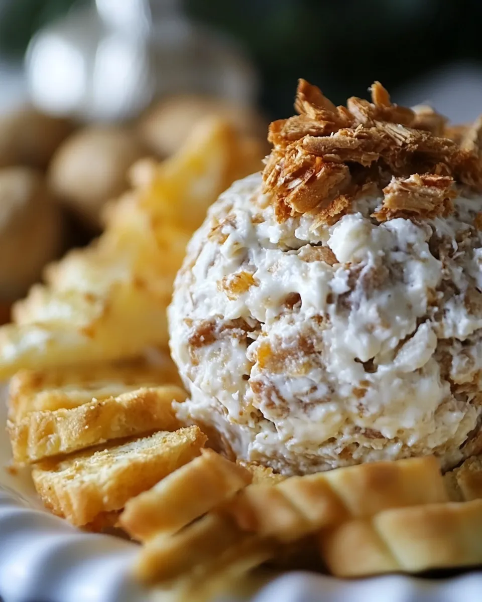 Easy Chicken Cheese Ball Recipe shot