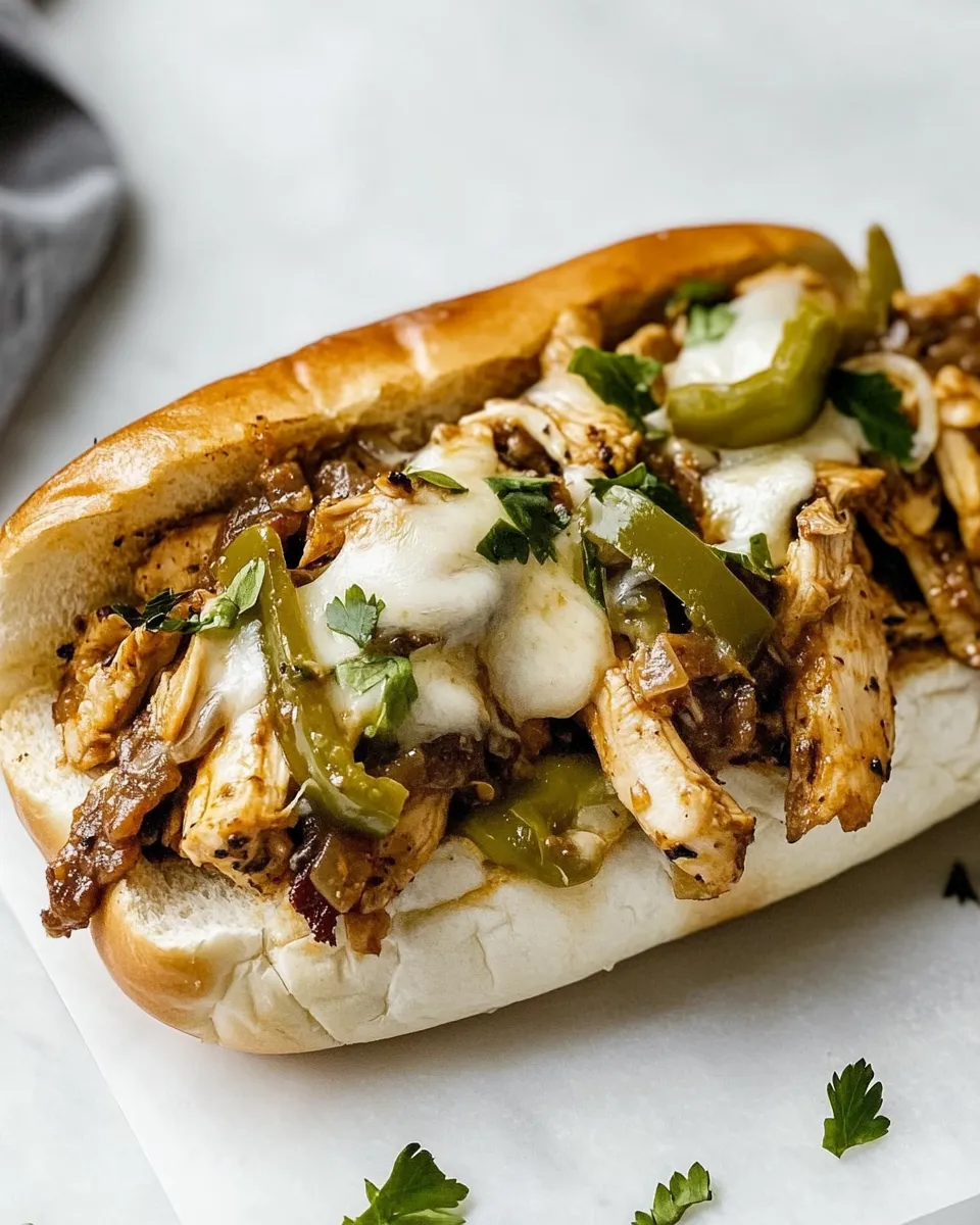 Easy Chicken Cheesesteak recipe photo