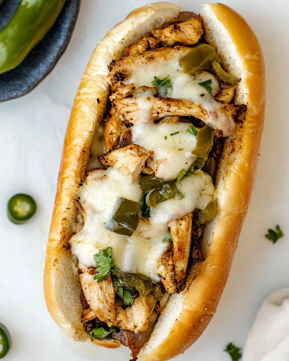 Delicious Chicken Cheesesteak shot