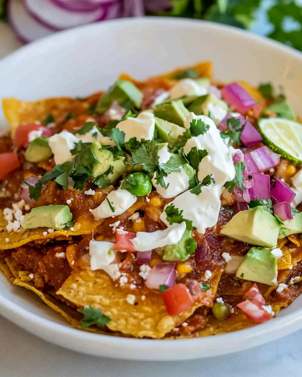 Easy Chicken Chilaquiles recipe photo