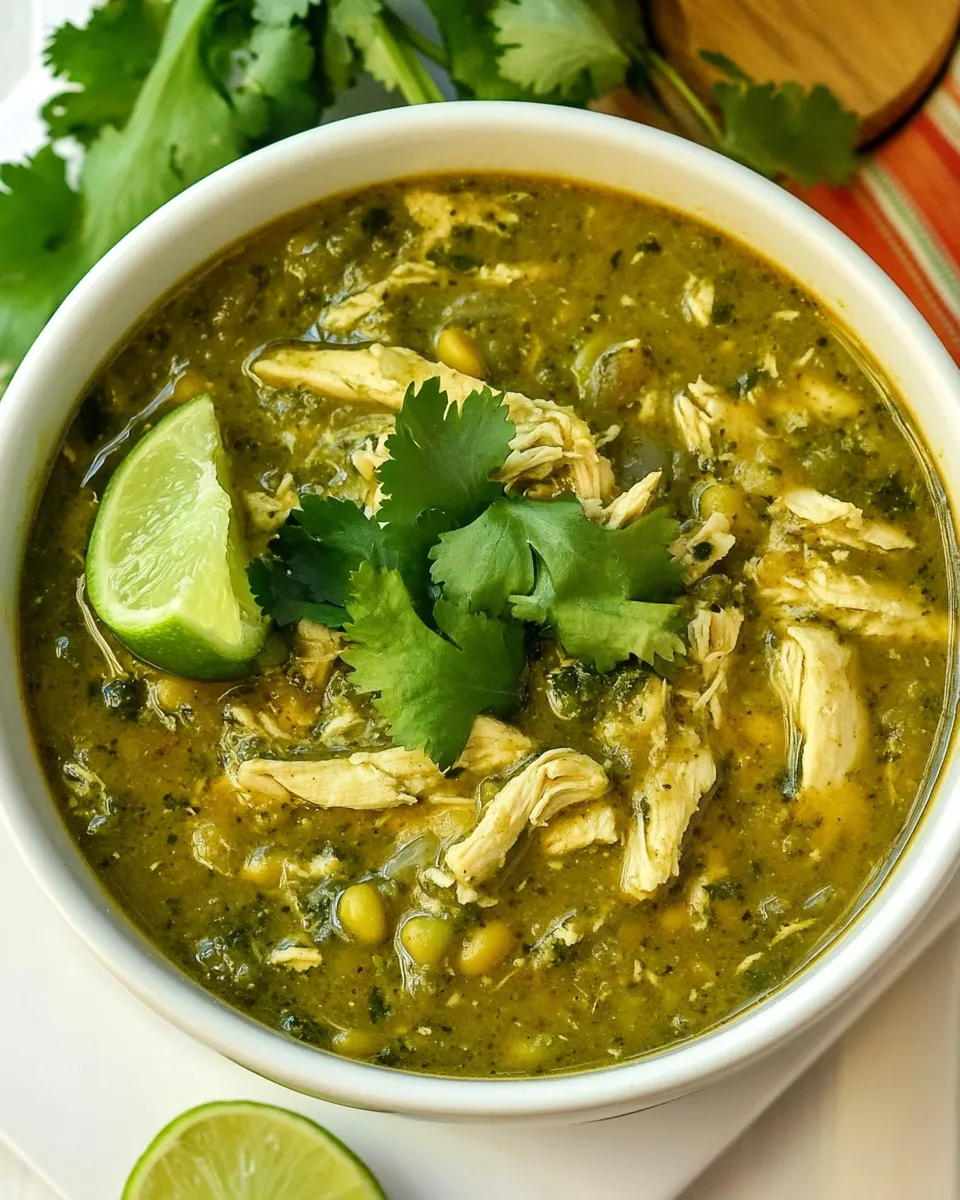 Homemade Chicken Chili Verde photo