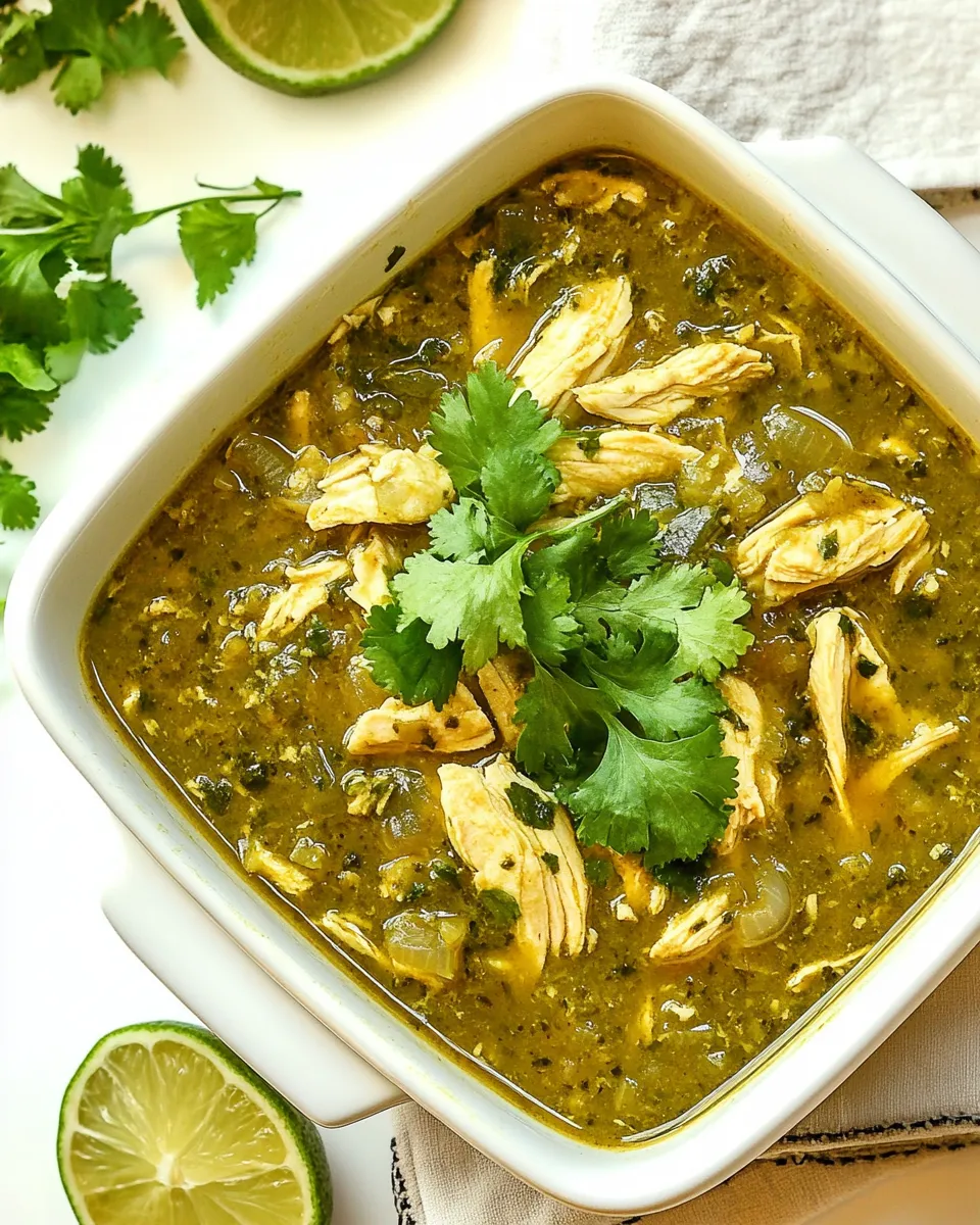 Classic Chicken Chili Verde image