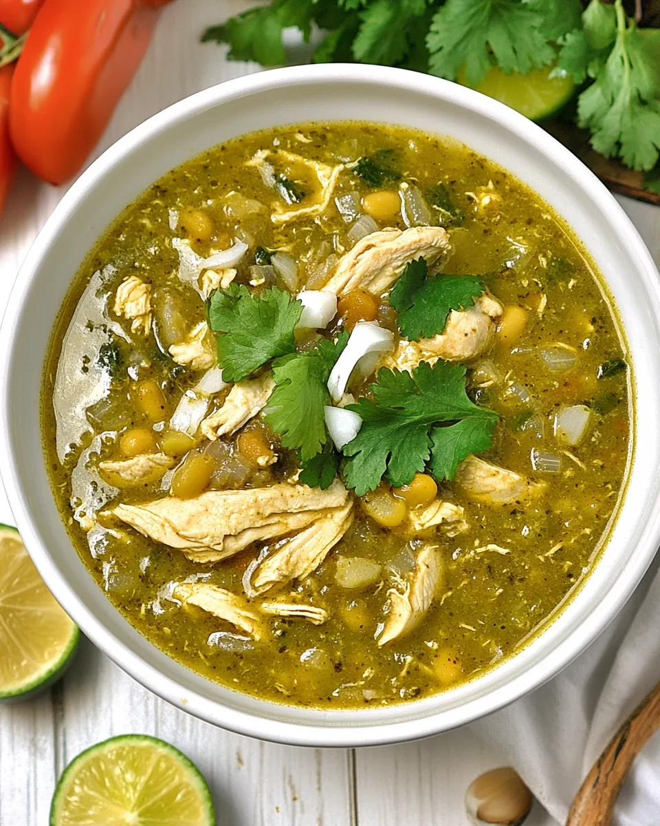 Easy Chicken Chili Verde recipe photo