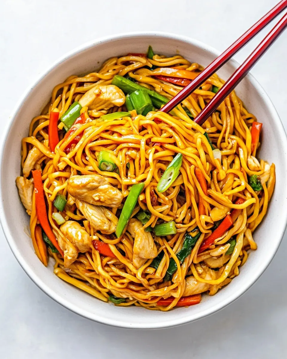 Delicious Chicken Chow Mein Recipe dish photo