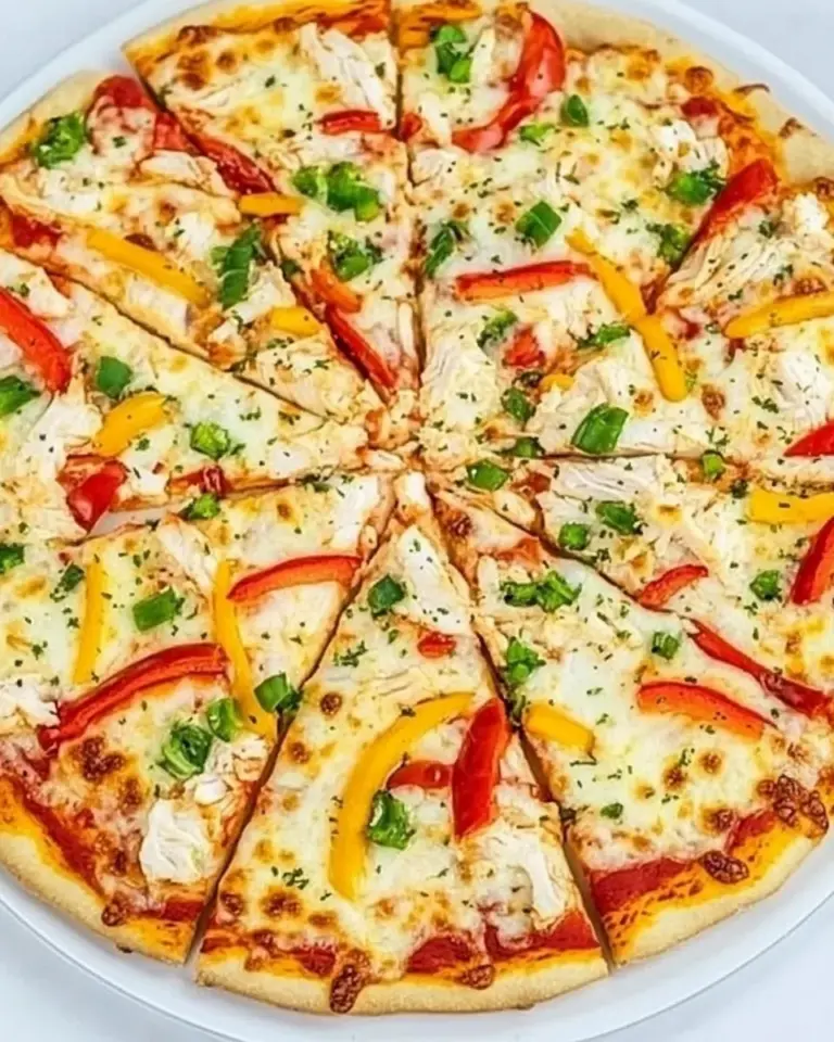 Homemade Chicken Crust Pizza photo