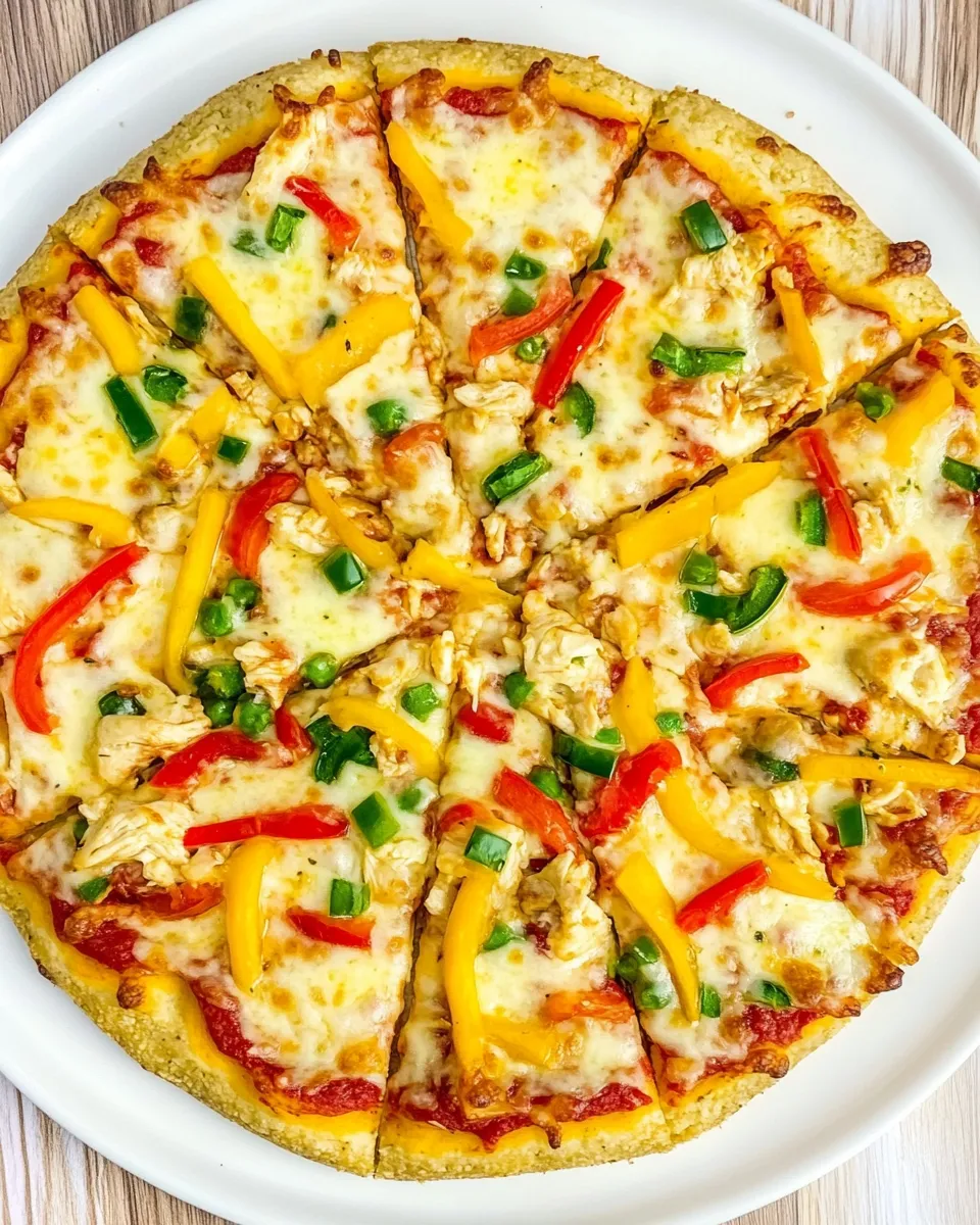 Healthy Chicken Crust Pizza dish photo