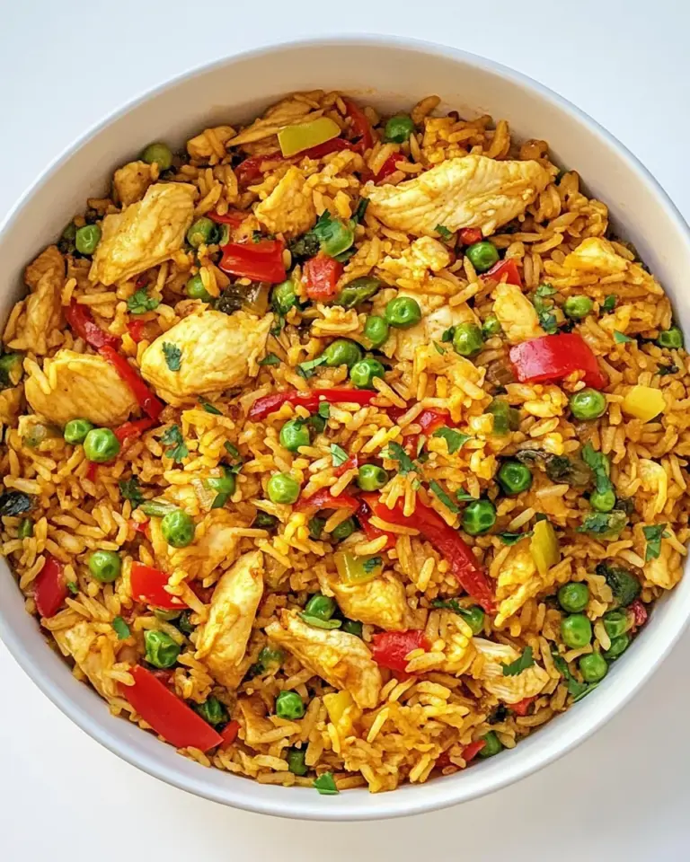 Homemade Chicken Curry Fried Rice photo