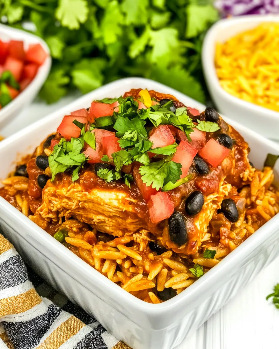 Classic Chicken Enchilada Orzo image