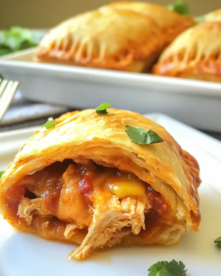 Homemade Chicken Enchilada Puffs recipe photo