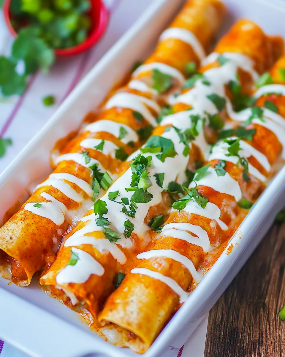 Classic Chicken Enchilada Taquitos image