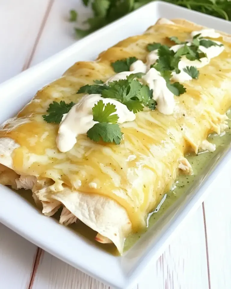 Homemade Chicken Enchiladas with Green Sauce photo