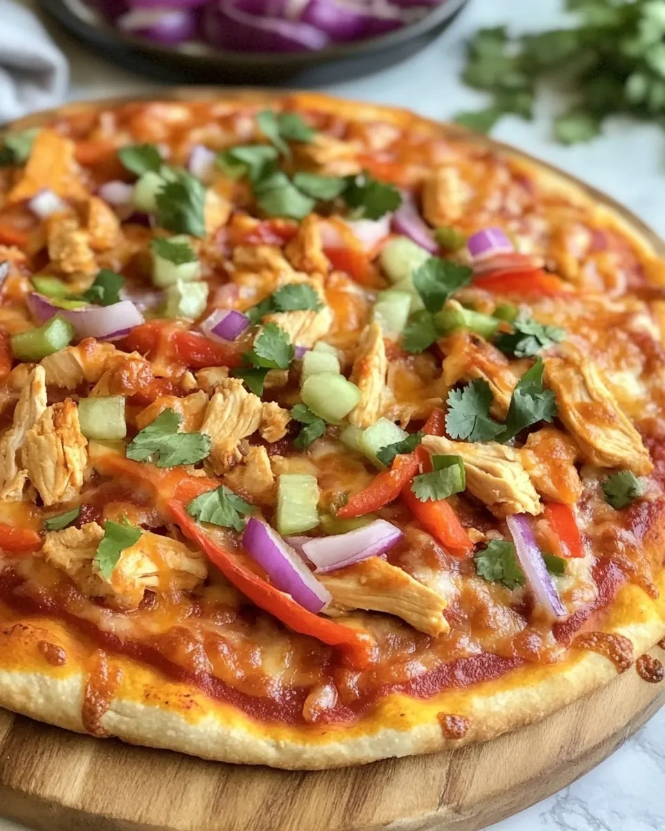 Classic Chicken Fajita Pizza image
