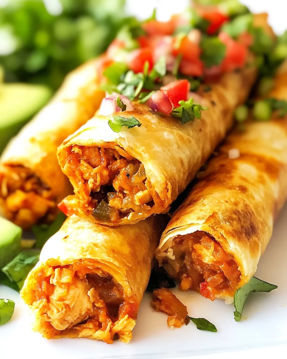 Homemade Chicken Flautas Recipe photo