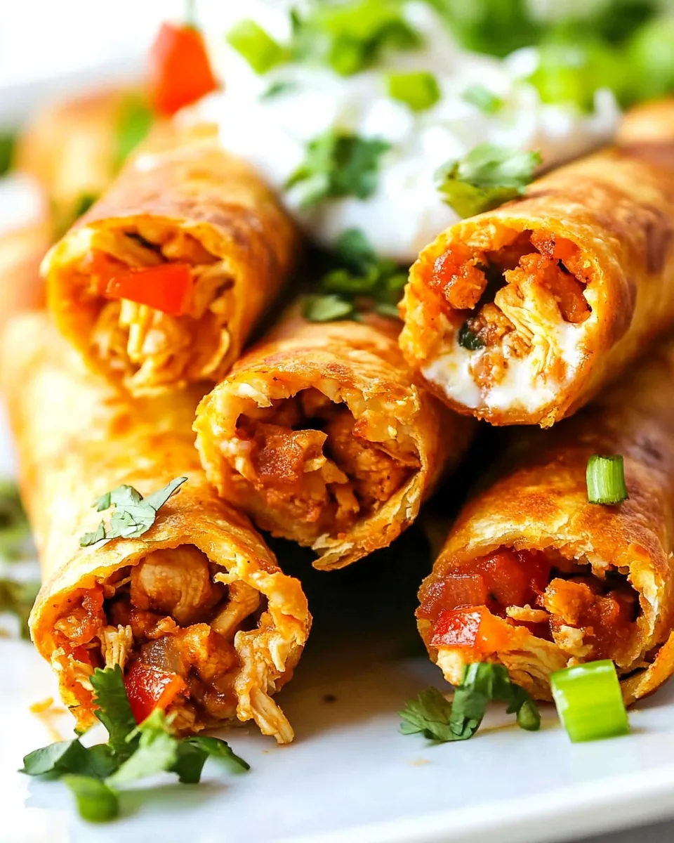 Delicious Chicken Flautas Recipe dish photo