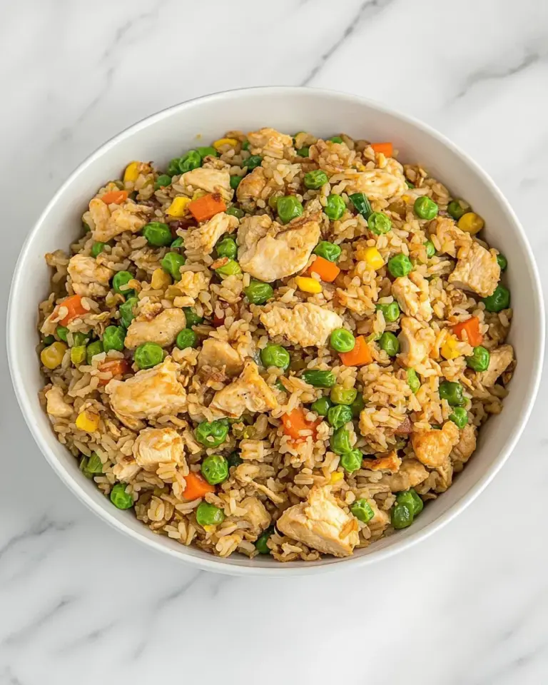 Homemade Chicken Fried Brown Rice photo