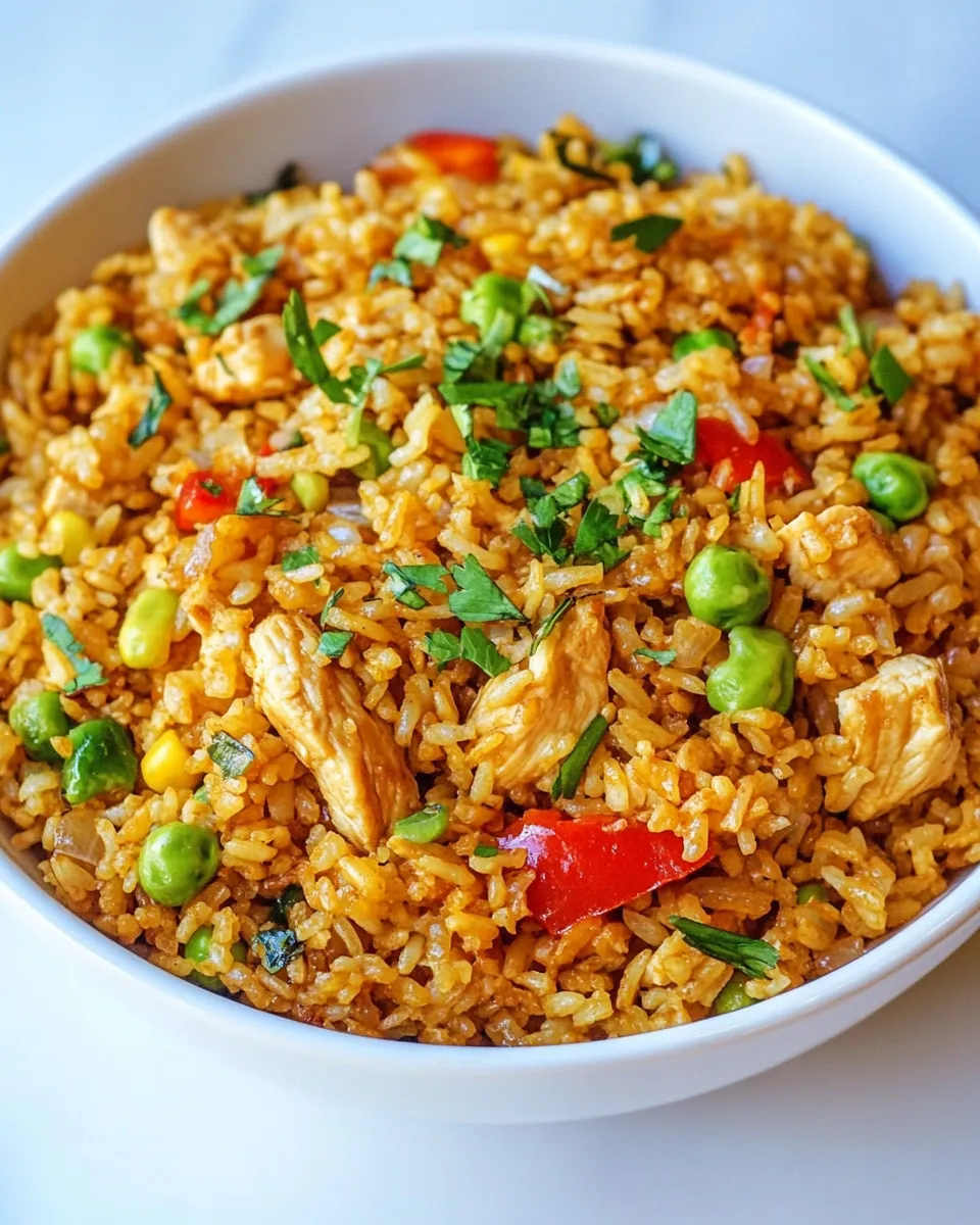 Homemade Chicken Fried Rice Crockpot Recipe image