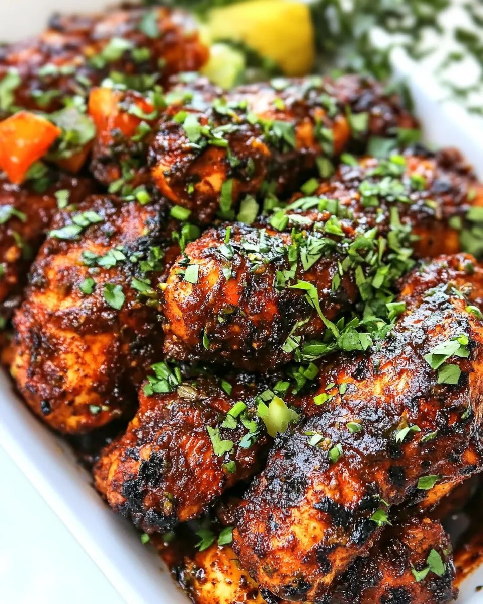 Delicious Chicken Harissa shot
