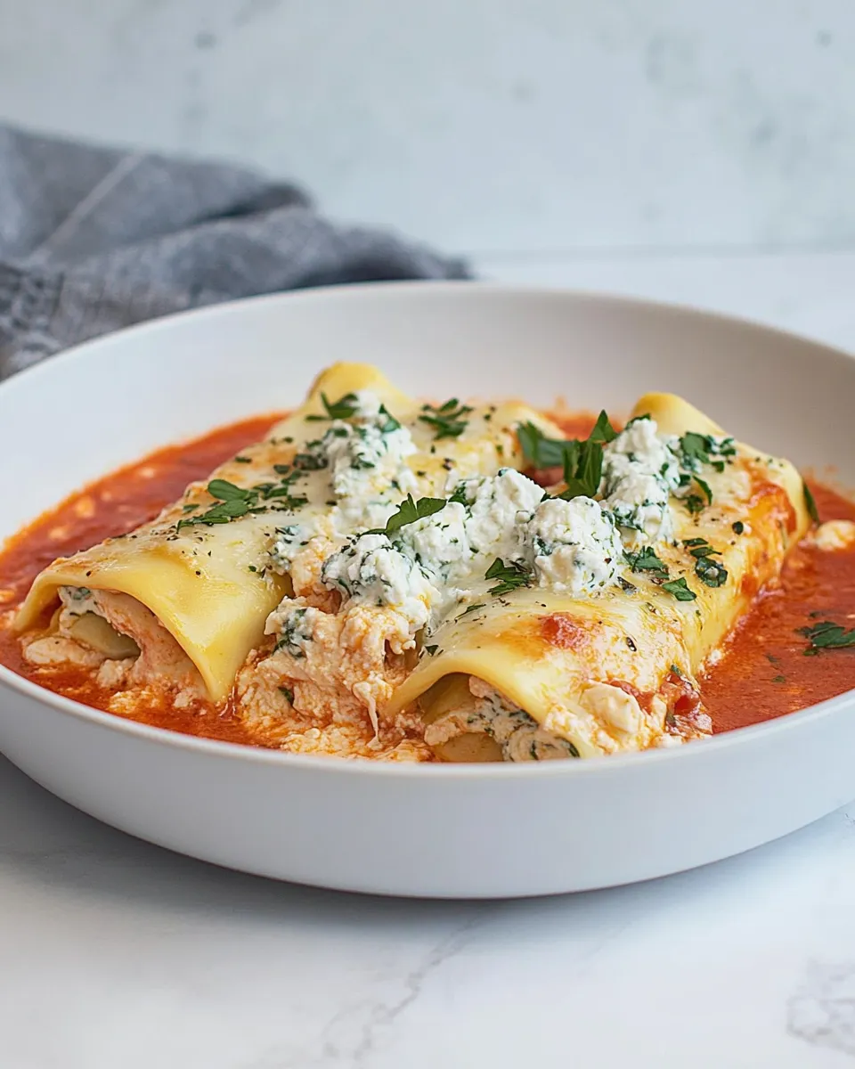 Classic Chicken Manicotti image