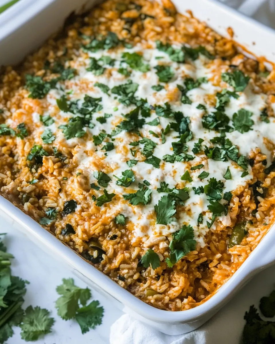 Homemade Chicken Mexican Rice Casserole photo