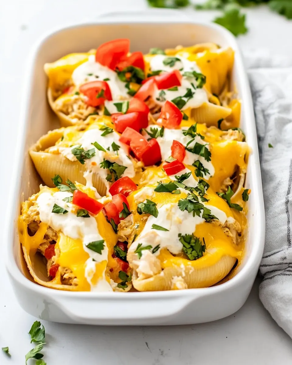 Classic Chicken Mexican Stuffed Shells image