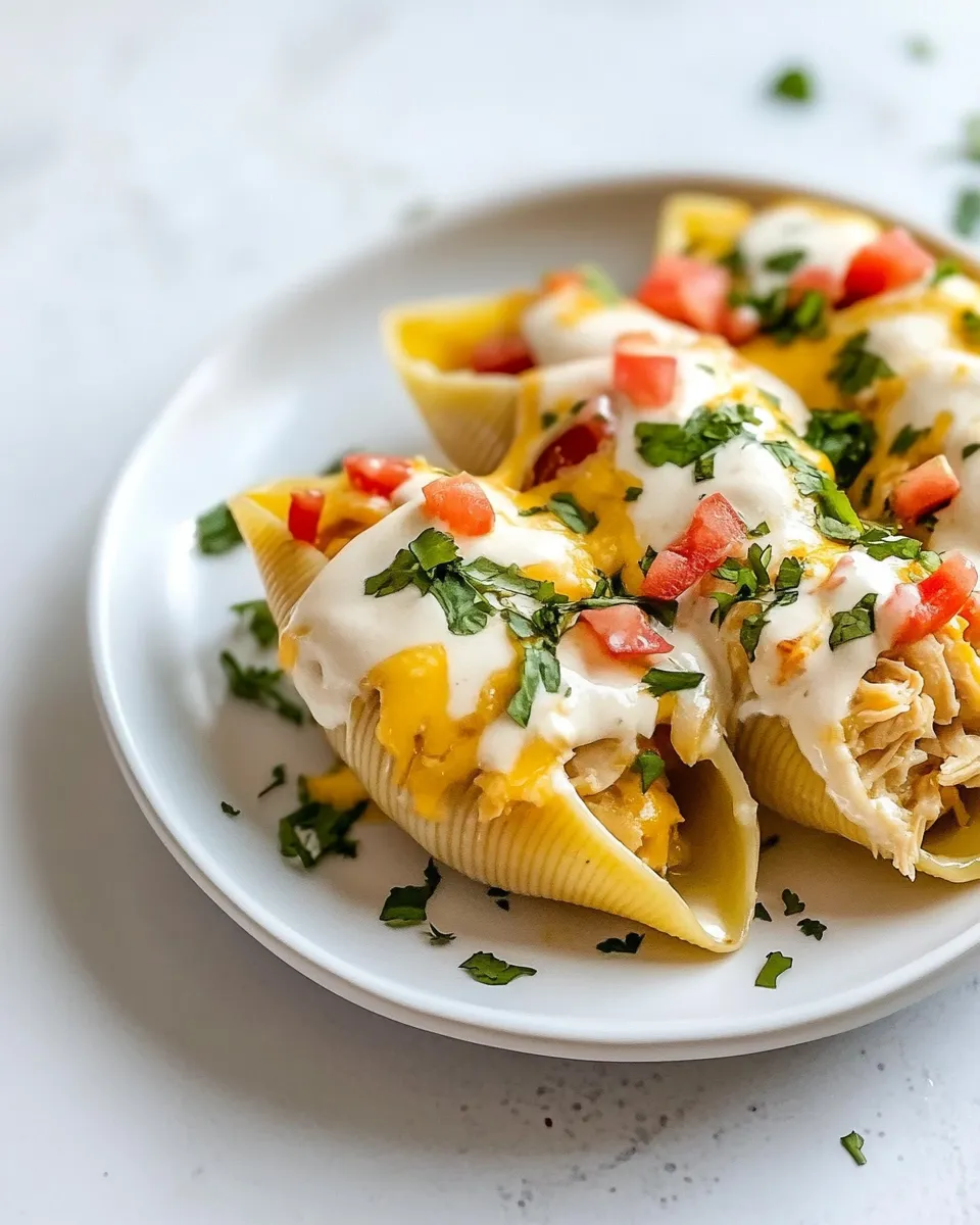 Easy Chicken Mexican Stuffed Shells recipe photo