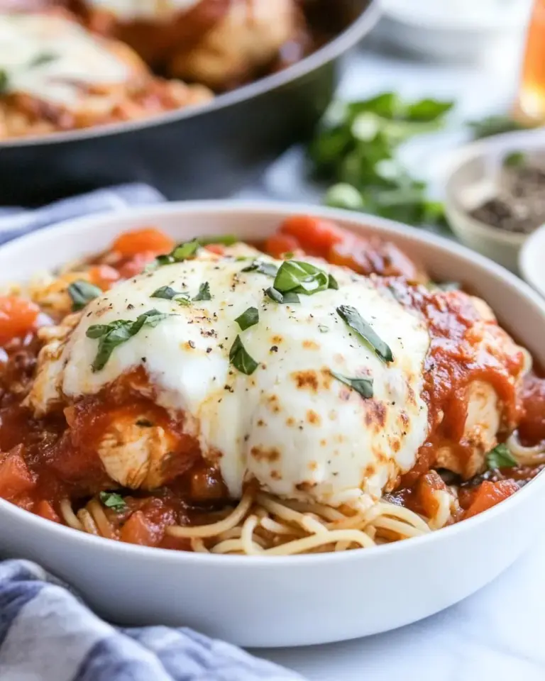 Homemade Chicken Mozzarella Skillet recipe photo