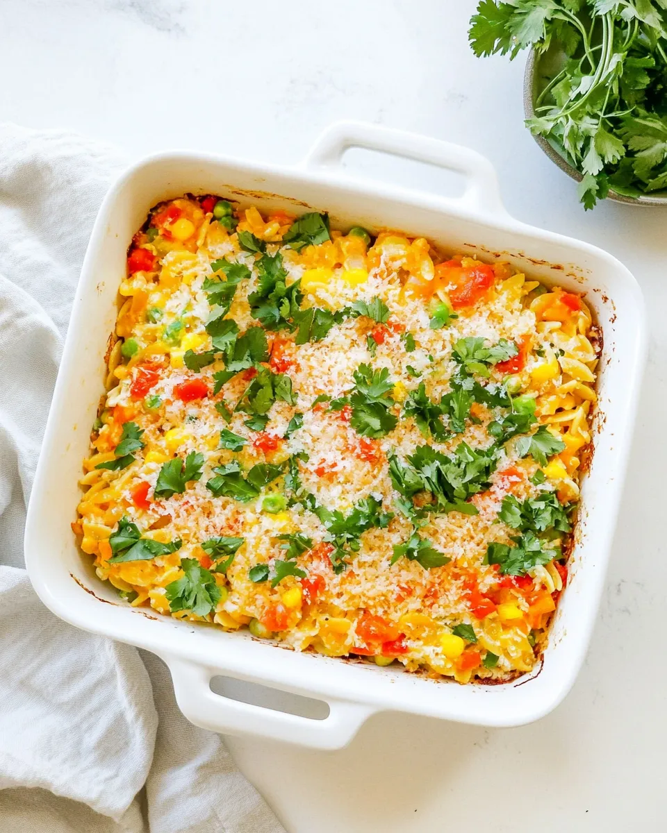 Easy Chicken Orzo Bake recipe photo