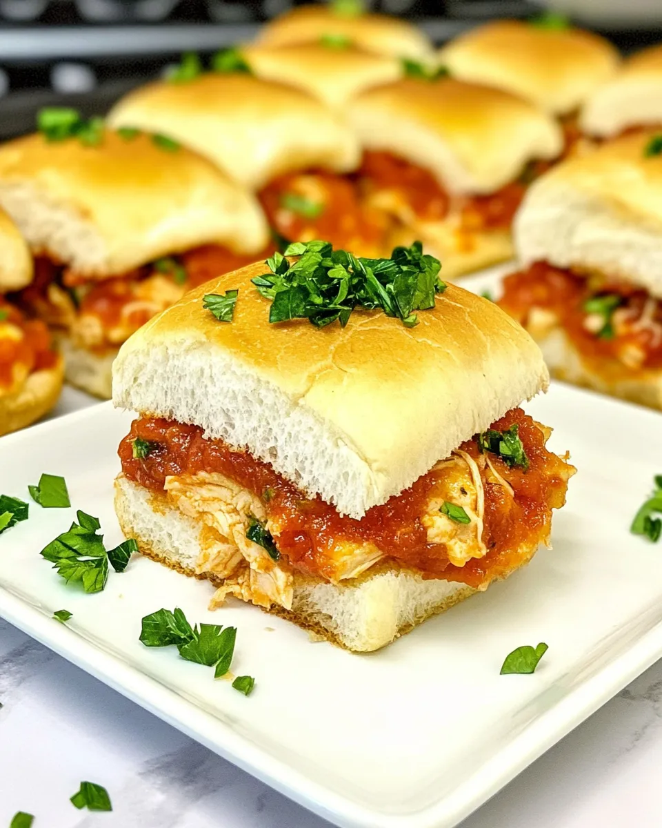 Classic Chicken Parm Sliders image