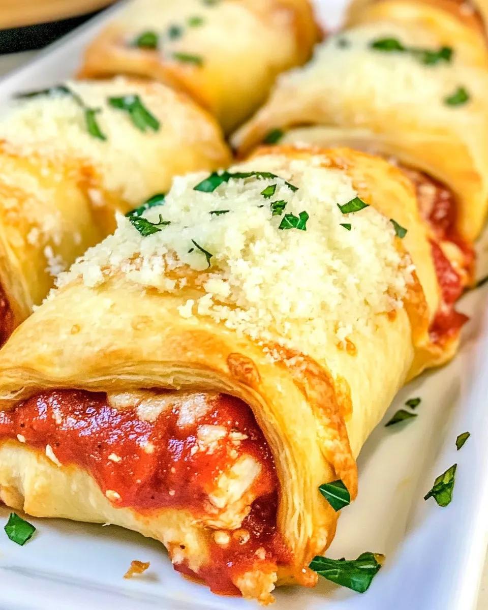 Classic Chicken Parmesan Crescent Rolls image